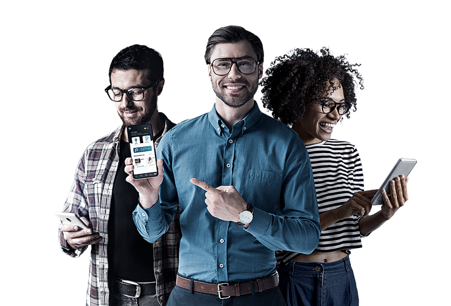 Pessoas usando nosso AP